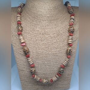 Handmade Boho Necklace 32"